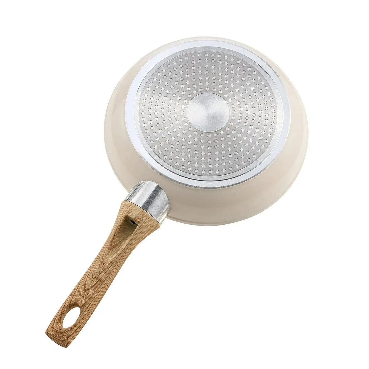 【Summerfinds】Vevor 3-Piece Nonstick Ceramic Enamel Frying Pan Skillet Set (8In,9.5In,11In) - Aluminum Cookware with Heat-Resistant Handle, Durable Anti-Adhesive Pans & Woks for Gas,Electric,Induction Stoves (Easy to Use)