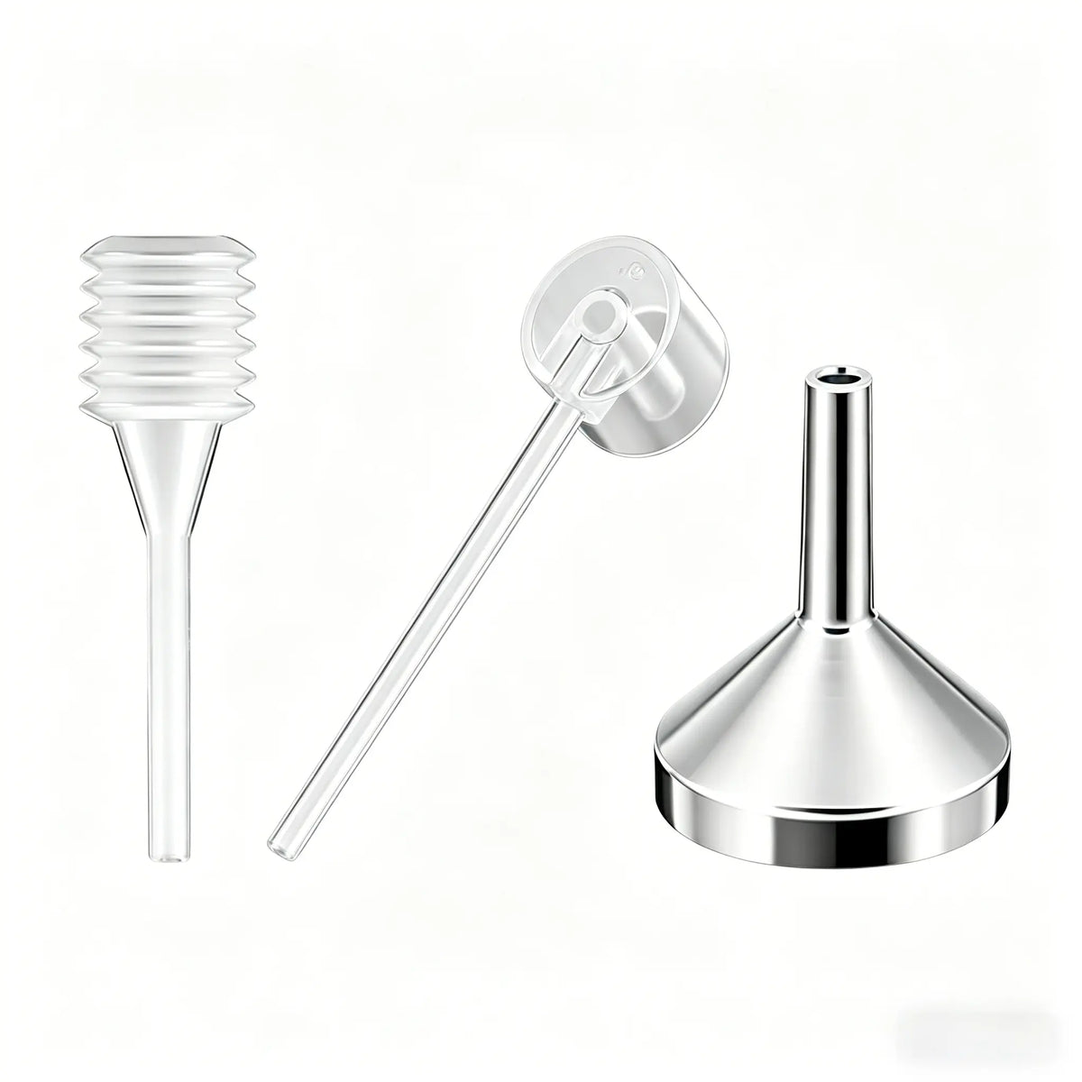 Home Supplies Multi-Pack Bundle - 3-Piece 8Ml Refillable Aluminum Cosmetic Perfume Sprays (Adjustable, ABS Rotating Mechanism, Portable Travel), Airtight Stackable Snack Containers (Maintains Freshness), XXL Rolling-Wheel Under-Bed Storage Organizers