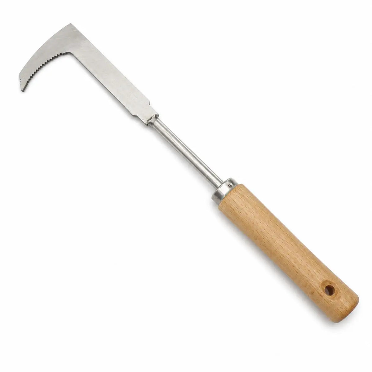 Serrated Crack Weeding Hook, Extended Reach Gap Cleaner to Remove Weeds without Bending Down