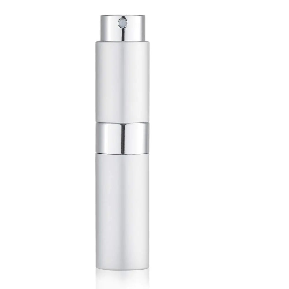 Home Supplies Multi-Pack Bundle - 3-Piece 8Ml Refillable Aluminum Cosmetic Perfume Sprays (Adjustable, ABS Rotating Mechanism, Portable Travel), Airtight Stackable Snack Containers (Maintains Freshness), XXL Rolling-Wheel Under-Bed Storage Organizers