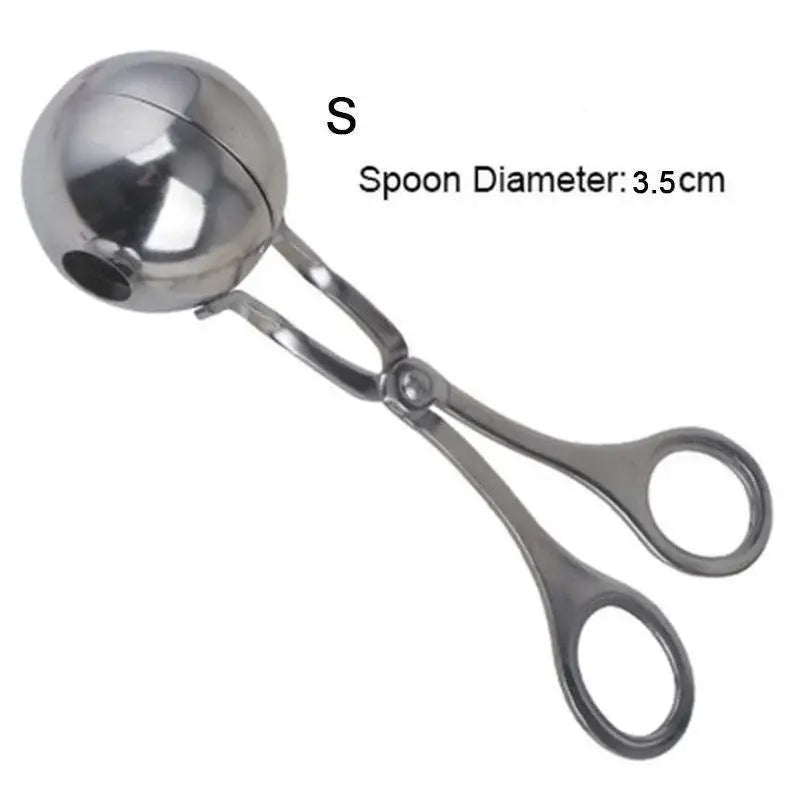 Meat Ball Maker Tool Stainless Steel Clip round Rice Ball Shaper Spoon Meatball Making Mold Non Stick Stuffed Kitchen Gadget Kitchen Utensil Kitchen Tools