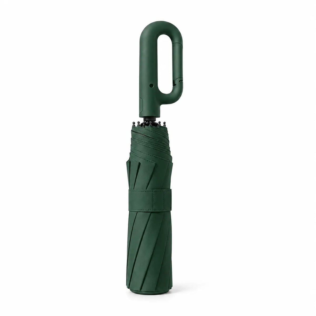 Automatic Folding Umbrella with Pouch - 1-Count, 10-Rib Metal/Fabric, Compact Folded, Auto Open-Close, Windproof Waterproof Rain/Sun Umbrella for Men & Women, Reinforced for Travel & Daily Use
