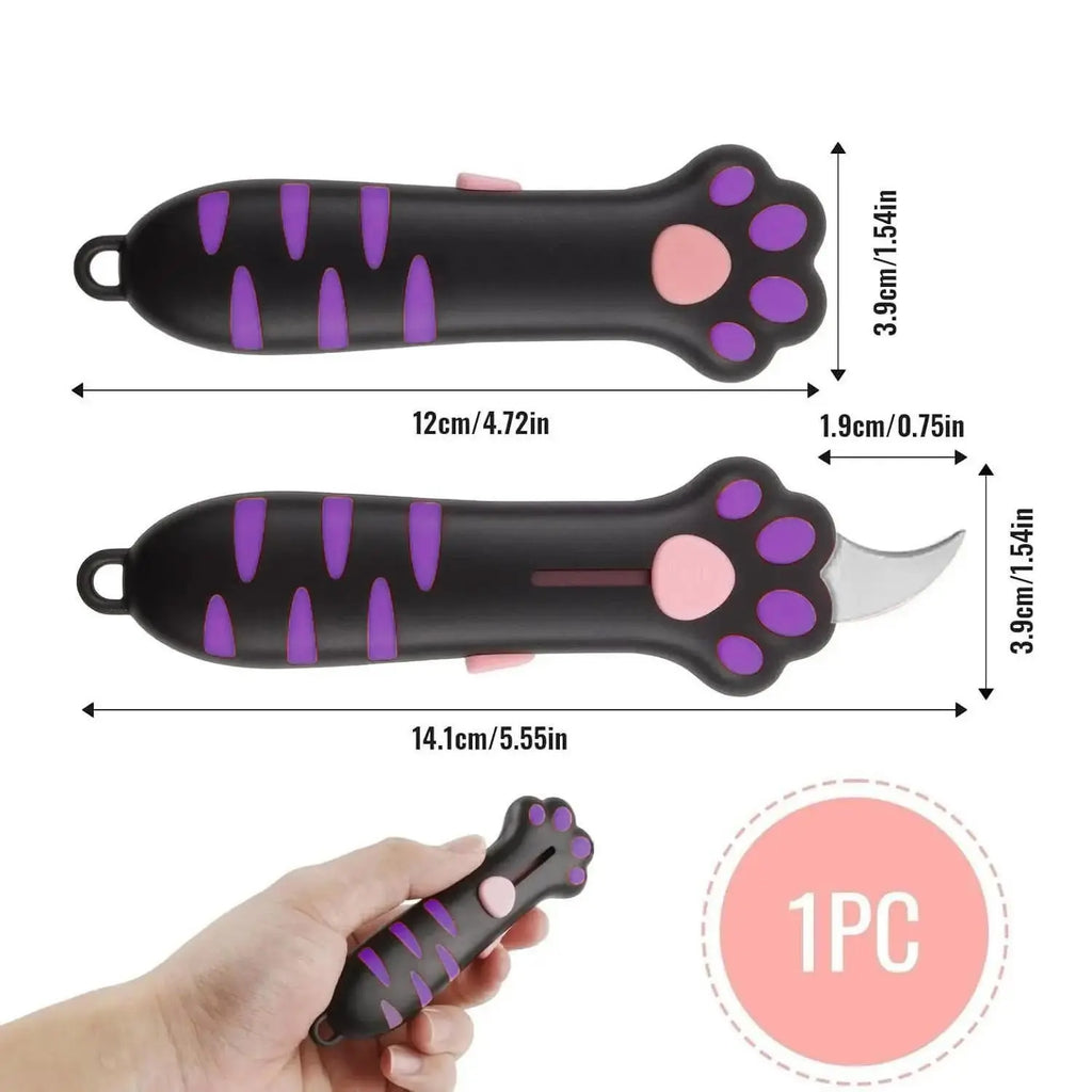 Cute Extendable Cat Paw Unboxer, Portable Lightweight Gift Opener, Easy Openers, Ideal for Women and Girls, Perfect Valentine'S Day and Anniversary Gift