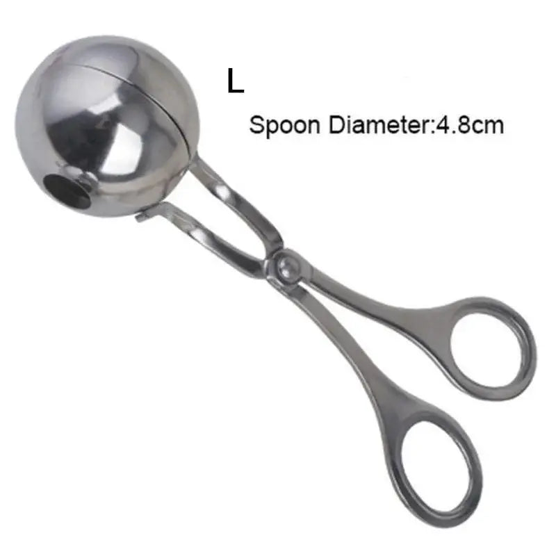 Meat Ball Maker Tool Stainless Steel Clip round Rice Ball Shaper Spoon Meatball Making Mold Non Stick Stuffed Kitchen Gadget Kitchen Utensil Kitchen Tools